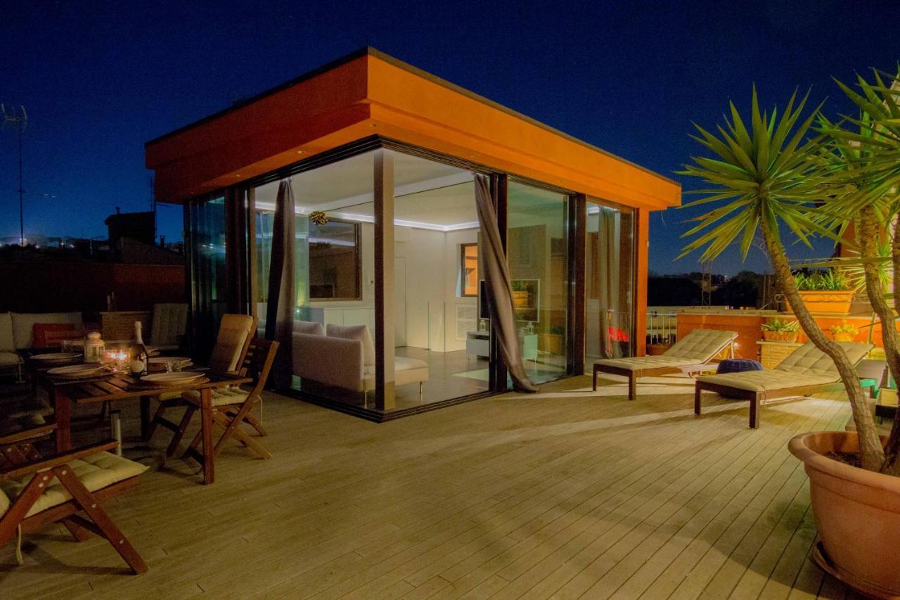 רומא Pelliccia 11 Trastevere Penthouse מראה חיצוני תמונה