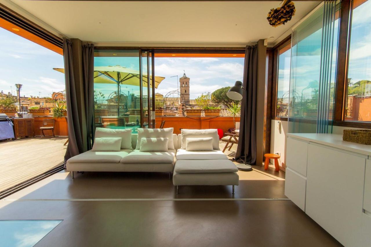 רומא Pelliccia 11 Trastevere Penthouse מראה חיצוני תמונה