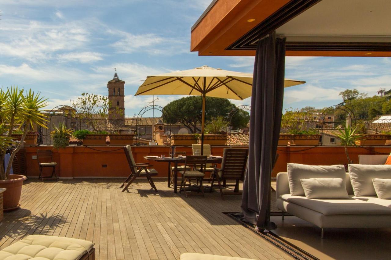 רומא Pelliccia 11 Trastevere Penthouse מראה חיצוני תמונה