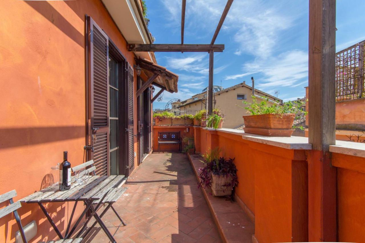 רומא Pelliccia 11 Trastevere Penthouse מראה חיצוני תמונה