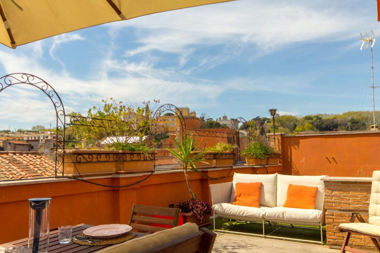 רומא Pelliccia 11 Trastevere Penthouse מראה חיצוני תמונה
