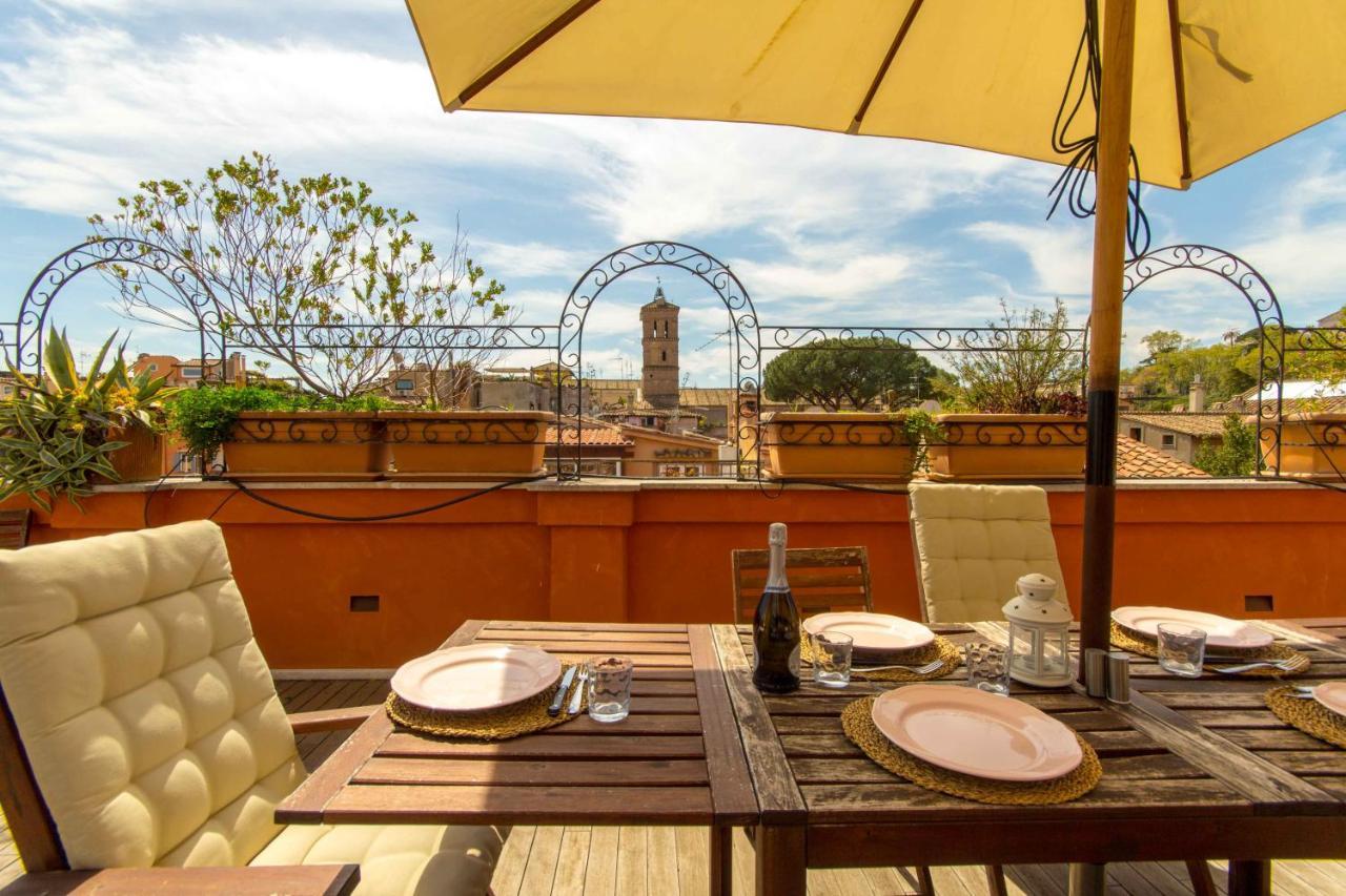 רומא Pelliccia 11 Trastevere Penthouse מראה חיצוני תמונה