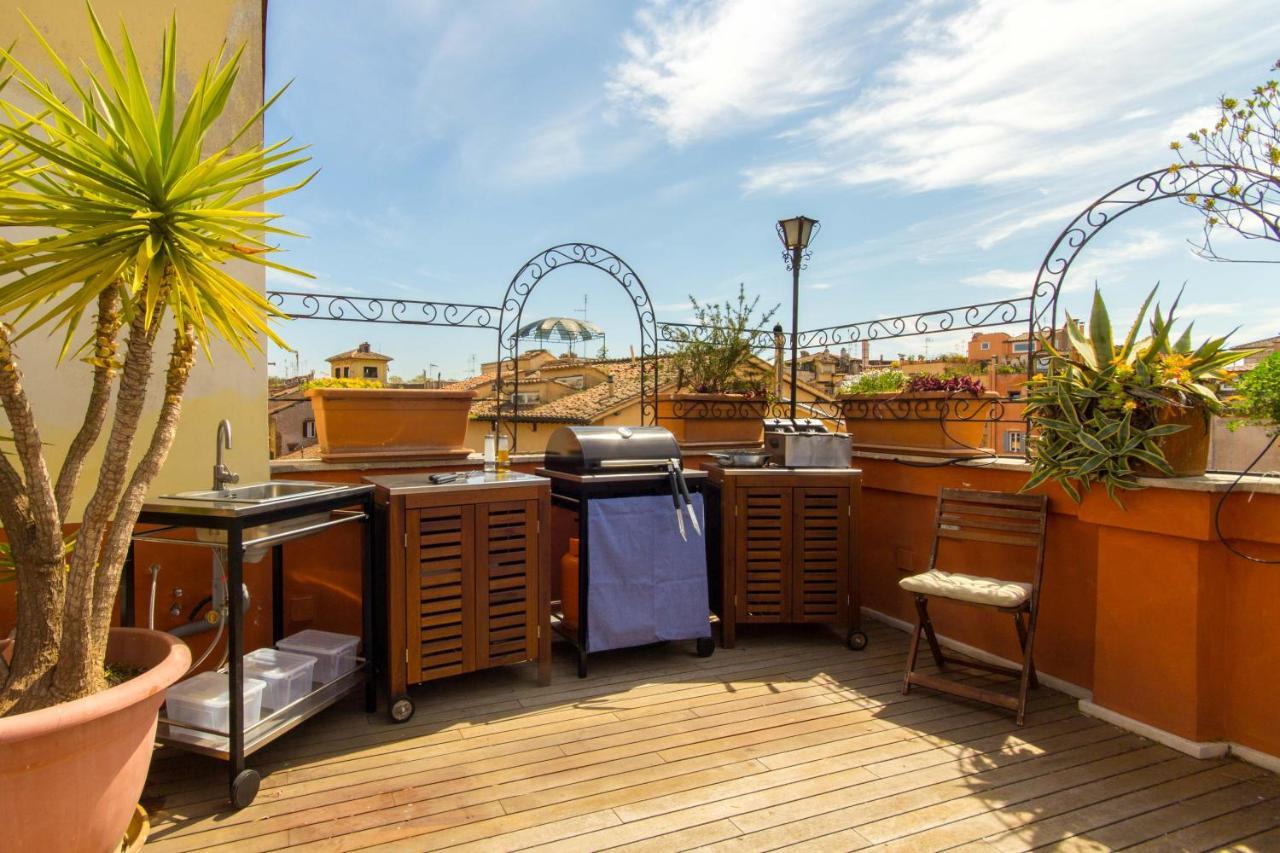רומא Pelliccia 11 Trastevere Penthouse מראה חיצוני תמונה
