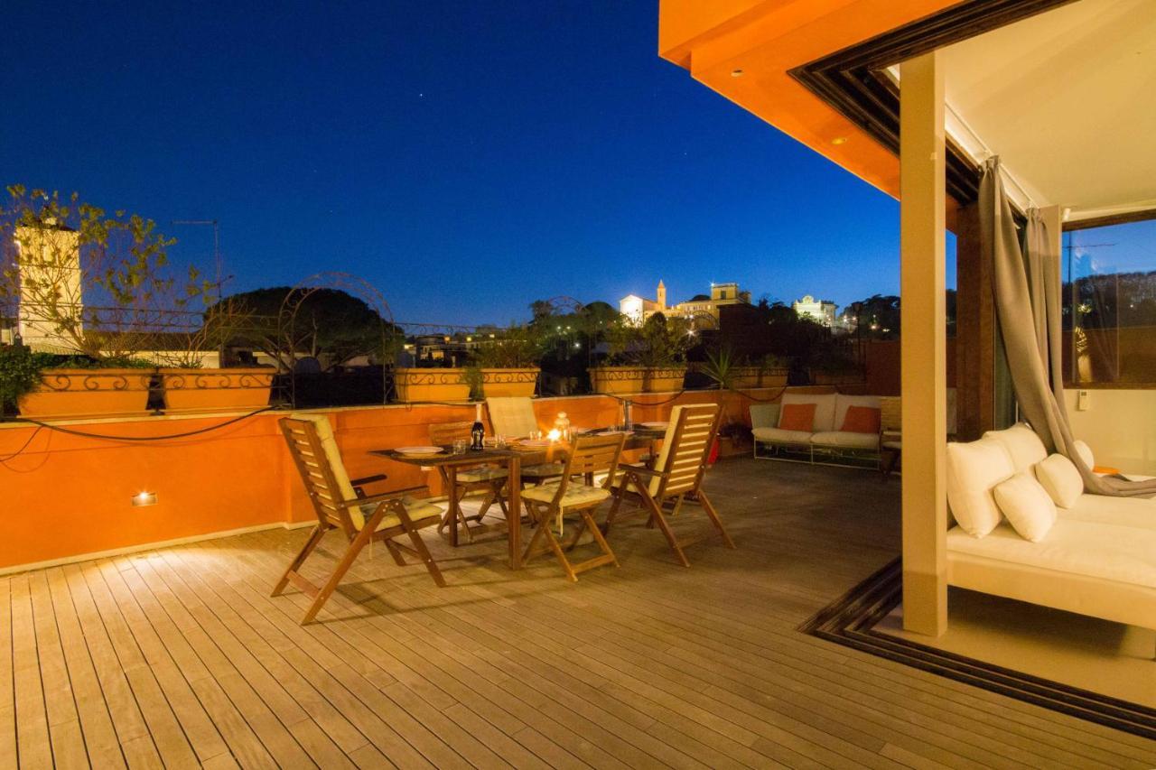 רומא Pelliccia 11 Trastevere Penthouse מראה חיצוני תמונה
