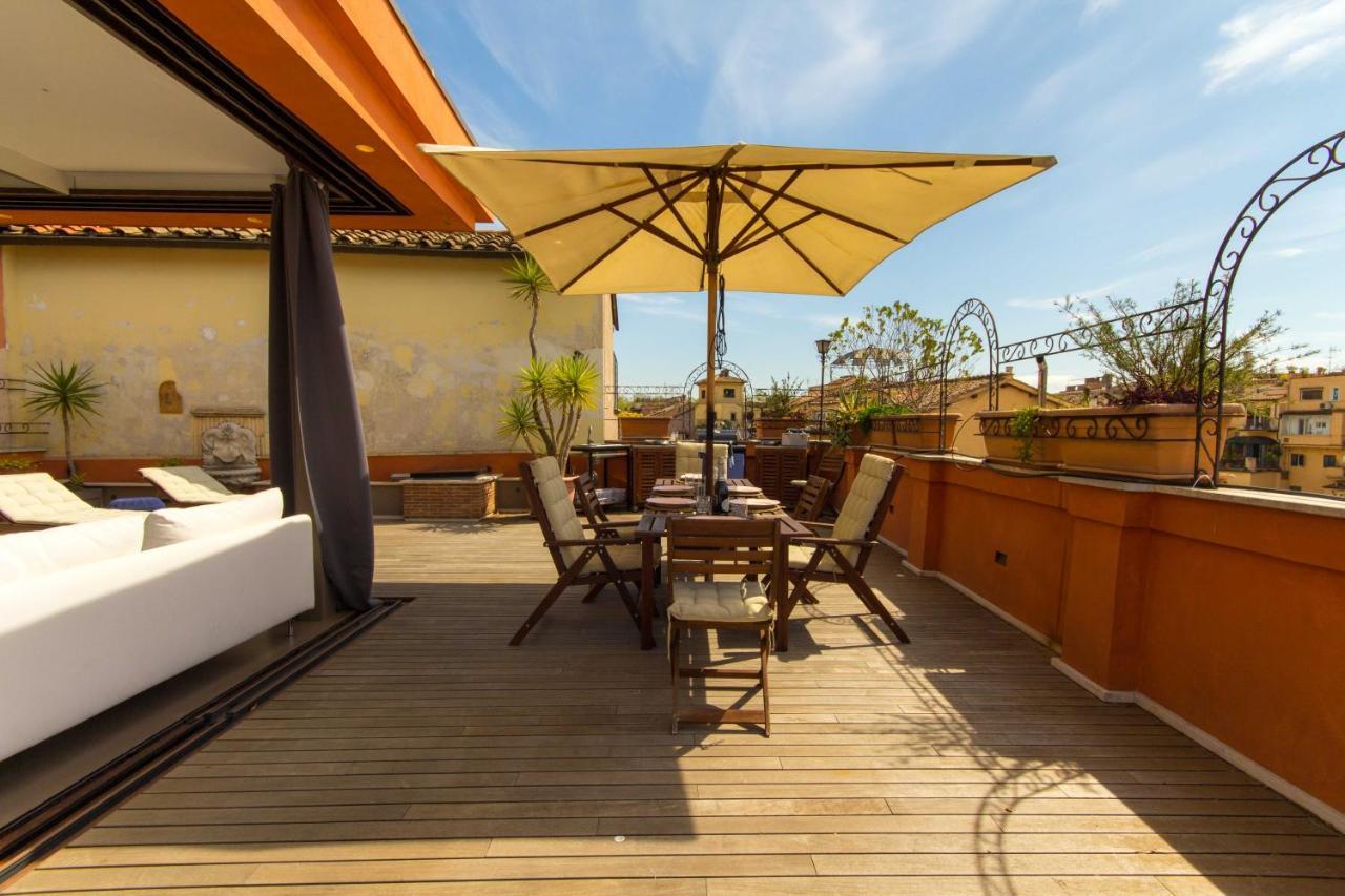 רומא Pelliccia 11 Trastevere Penthouse מראה חיצוני תמונה